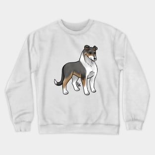 Dog - Smooth Collie - Tri-color Crewneck Sweatshirt